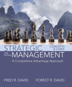 Strategic Management: A Competitive Advantage Approach, Concepts and Cases 16th Edition – PDF ebook