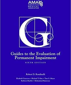 (eBook PDF) Guides to the Evaluation of Permanent Impairment, sixth edition 6th Edition – PDF ebook