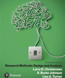 Research Methods, Design, and Analysis 13th Edition – PDF ebook