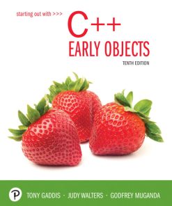 Starting Out with C++: Early Objects 10th Edition – PDF ebook