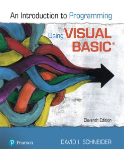 Introduction to Programming Using Visual Basic 11th Edition – PDF ebook