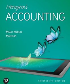 Horngren’s Accounting, The Managerial Chapters 13th Edition – PDF ebook