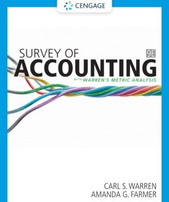Survey of Accounting 9th Edition – PDF ebook