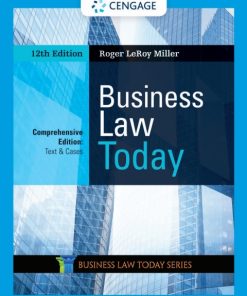 Business Law Today, Comprehensive 12th Edition – PDF ebook