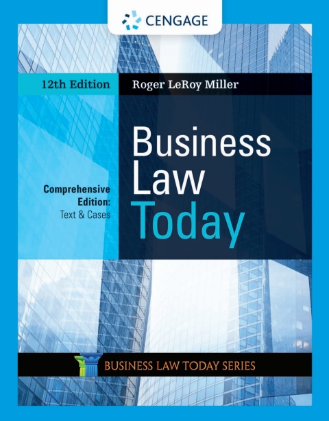 Business Law Today, Comprehensive 12th Edition – PDF ebook Business Law Today, Comprehensive 12th Edition – PDF ebook