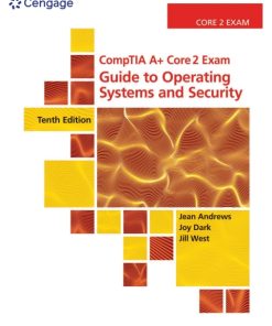 CompTIA A+ Core 2 Exam: Guide to Operating Systems and Security 10th Edition – PDF ebook
