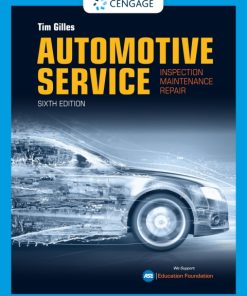 Automotive Service: Inspection, Maintenance, Repair 6th Edition – PDF ebook