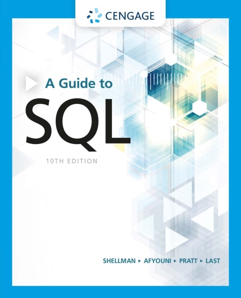 A Guide to SQL 10th Edition – PDF ebook A Guide to SQL 10th Edition – PDF ebook