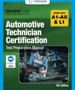 Automotive Technician Certification Test Preparation Manual A-Series 5th Edition – PDF ebook