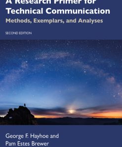 A Research Primer for Technical Communication: Methods, Exemplars, and Analyses 2nd Edition – PDF ebook