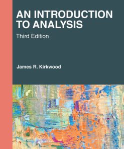 An Introduction to Analysis 3rd Edition – PDF ebook