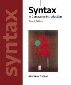 Syntax: A Generative Introduction 4th Edition – PDF ebook