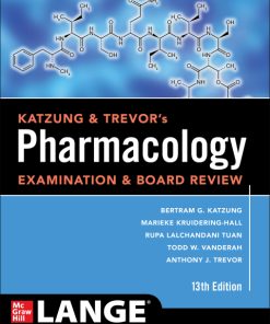 Katzung & Trevor’s Pharmacology Examination and Board Review 13th Edition – PDF ebook