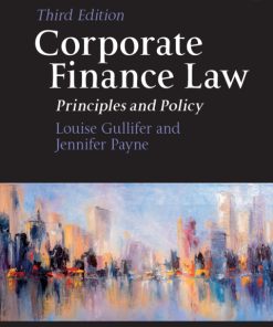 Corporate Finance Law: Principles and Policy 3rd Edition – PDF ebook