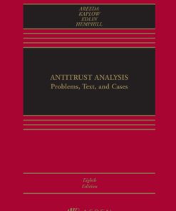 Antitrust Analysis: Problems, Text, and Cases 8th Edition – PDF ebook