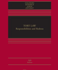 Tort Law: Responsibilities and Redress 5th Edition – PDF ebook