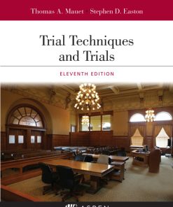 Trial Techniques and Trials 11th Edition – PDF ebook