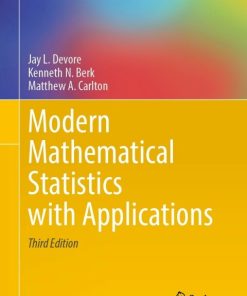 Modern Mathematical Statistics with Applications 3rd Edition – PDF ebook